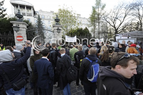 Protest Wolnych Konopi w Warszawie