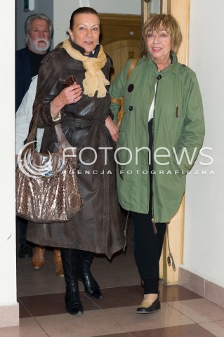  20.04.2015 WARSZAWA <br />HEROINA POLSKIEGO KINA Z MALGORZATA NIEMIRSKA <br />N/Z EWA SZYKULSKA BARBARA BURSKA<br /> 