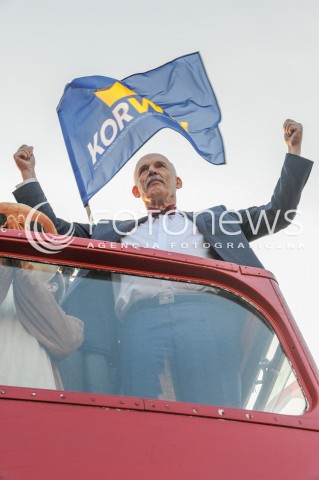  23.04.2015 WARSZAWA <br />WIELKI WIEC WYBORCZY JANUSZA KORWIN MIKKE<br />N/Z JANUSZ KORWIN MIKKE<br /> 