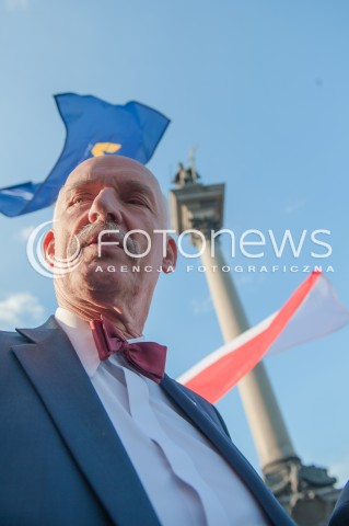  24.04.2015 WARSZAWA<br />WIELKI WIEC WYBORCZY JANUSZA KORWIN MIKKE<br />N/Z JANUSZ KORWIN - MIKKE<br /> 