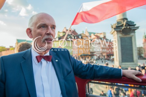  24.04.2015 WARSZAWA<br />WIELKI WIEC WYBORCZY JANUSZA KORWIN MIKKE<br />N/Z JANUSZ KORWIN - MIKKE<br /> 