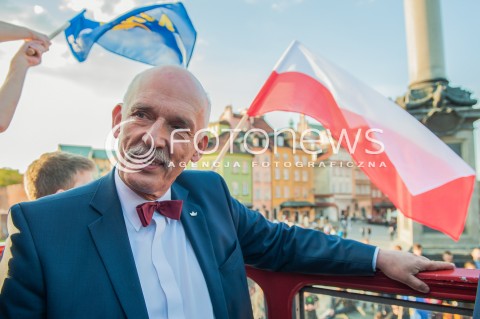  24.04.2015 WARSZAWA<br />WIELKI WIEC WYBORCZY JANUSZA KORWIN MIKKE<br />N/Z JANUSZ KORWIN - MIKKE<br /> 