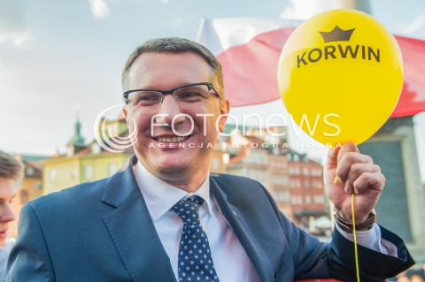  24.04.2015 WARSZAWA<br />WIELKI WIEC WYBORCZY JANUSZA KORWIN MIKKE<br />N/Z PRZEMYSLAW WIPLER<br /> 