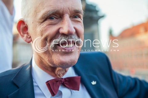  24.04.2015 WARSZAWA<br />WIELKI WIEC WYBORCZY JANUSZA KORWIN MIKKE<br />N/Z JANUSZ KORWIN - MIKKE<br /> 