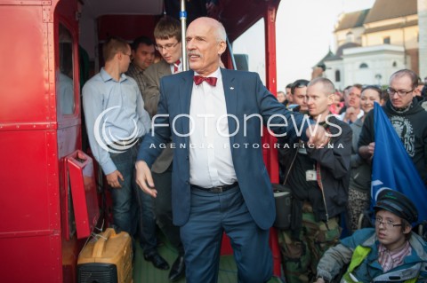  24.04.2015 WARSZAWA<br />WIELKI WIEC WYBORCZY JANUSZA KORWIN MIKKE<br />N/Z JANUSZ KORWIN - MIKKE<br /> 