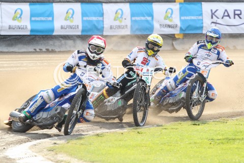  26.04.2015 RZESZOW<br />ZUZEL PGE SPEEDWAY EKSTRALIGA SEASON 2015<br />MECZ PGE STAL RZESZOW - BETARD SPARTA WROCLAW<br />N/Z BIEG NR 1: TAI WOFFINDEN (ZOLTY), PETER LJUNG (CZERWONY), MIROSLAW JABLONSKI (NIEBIESKI) <br /> 