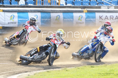  26.04.2015 RZESZOW<br />ZUZEL PGE SPEEDWAY EKSTRALIGA SEASON 2015<br />MECZ PGE STAL RZESZOW - BETARD SPARTA WROCLAW<br />N/Z BIEG NR 2: KRYSTIAN REMPALA (NIEBIESKI), MAKSYM DRABIK (ZOLTY), ARTUR CZAJA (CZERWONY), ADRIAN GALA (BIALY) <br /> 