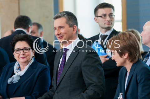  27.04.2015 WARSZAWA<br />POLSKO NIEMIECKIE KONSULTACJE MIEDZYRZADOWE<br />N/Z MATEUSZ SZCZUREK TERESA PIOTROWSKA<br /> 