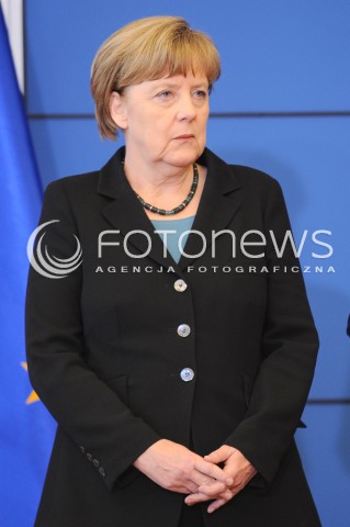  27.04.2015 WARSZAWA<br />POLSKO NIEMIECKIE KONSULTACJE MIEDZYRZADOWE<br />KONFERENCJA PRASOWA<br />N/Z KANCLERZ NIEMIEC ANGELA MERKEL<br /> 