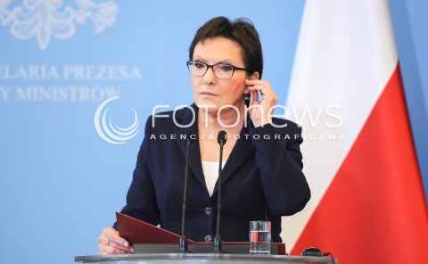  27.04.2015 WARSZAWA<br />POLSKO NIEMIECKIE KONSULTACJE MIEDZYRZADOWE<br />KONFERENCJA PRASOWA<br />N/Z PREMIER EWA KOPACZ<br /> 