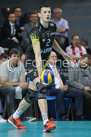  28.04.2015 RZESZOW<br />SIATKOWKA PLUSLIGA 2014/2015 MEN VOLLEYBALL POLAND POLISH PLUS LIGA LEAGUE SEASON 2014/2015 FINAL 3. MECZ<br />MECZ ASSECO RESOVIA - LOTOS TREFL GDANSK<br />N/Z WOJCIECH GRZYB SYLWETKA <br /> 