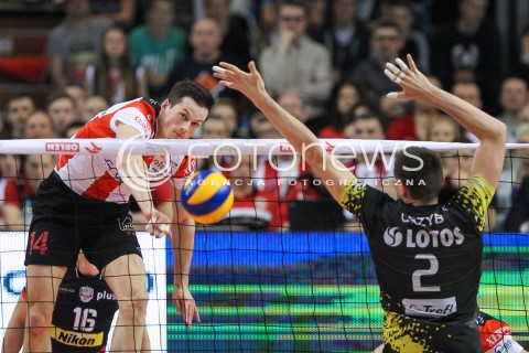  28.04.2015 RZESZOW<br />SIATKOWKA PLUSLIGA 2014/2015 MEN VOLLEYBALL POLAND POLISH PLUS LIGA LEAGUE SEASON 2014/2015 FINAL 3. MECZ<br />MECZ ASSECO RESOVIA - LOTOS TREFL GDANSK<br />N/Z RAFAL BUSZEK <br /> 