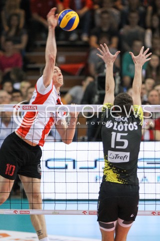  28.04.2015 RZESZOW<br />SIATKOWKA PLUSLIGA 2014/2015 MEN VOLLEYBALL POLAND POLISH PLUS LIGA LEAGUE SEASON 2014/2015 FINAL 3. MECZ<br />MECZ ASSECO RESOVIA - LOTOS TREFL GDANSK<br />N/Z JOCHEN SCHOPS <br /> 