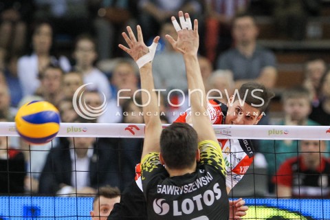  28.04.2015 RZESZOW<br />SIATKOWKA PLUSLIGA 2014/2015 MEN VOLLEYBALL POLAND POLISH PLUS LIGA LEAGUE SEASON 2014/2015 FINAL 3. MECZ<br />MECZ ASSECO RESOVIA - LOTOS TREFL GDANSK<br />N/Z NIKOLAY PENCZEV ( PENCHEV ) <br /> 
