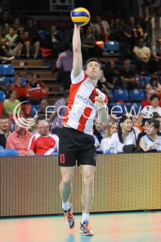  28.04.2015 RZESZOW<br />SIATKOWKA PLUSLIGA 2014/2015 MEN VOLLEYBALL POLAND POLISH PLUS LIGA LEAGUE SEASON 2014/2015 FINAL 3. MECZ<br />MECZ ASSECO RESOVIA - LOTOS TREFL GDANSK<br />N/Z JOCHEN SCHOPS SYLWETKA <br /> 