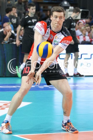  28.04.2015 RZESZOW<br />SIATKOWKA PLUSLIGA 2014/2015 MEN VOLLEYBALL POLAND POLISH PLUS LIGA LEAGUE SEASON 2014/2015 FINAL 3. MECZ<br />MECZ ASSECO RESOVIA - LOTOS TREFL GDANSK<br />N/Z JOCHEN SCHOPS SYLWETKA <br /> 
