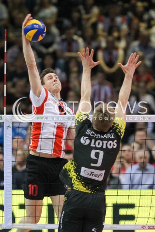  28.04.2015 RZESZOW<br />SIATKOWKA PLUSLIGA 2014/2015 MEN VOLLEYBALL POLAND POLISH PLUS LIGA LEAGUE SEASON 2014/2015 FINAL 3. MECZ<br />MECZ ASSECO RESOVIA - LOTOS TREFL GDANSK<br />N/Z JOCHEN SCHOPS <br /> 
