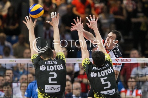  28.04.2015 RZESZOW<br />SIATKOWKA PLUSLIGA 2014/2015 MEN VOLLEYBALL POLAND POLISH PLUS LIGA LEAGUE SEASON 2014/2015 FINAL 3. MECZ<br />MECZ ASSECO RESOVIA - LOTOS TREFL GDANSK<br />N/Z MARKO IVOVIC <br /> 