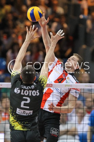  28.04.2015 RZESZOW<br />SIATKOWKA PLUSLIGA 2014/2015 MEN VOLLEYBALL POLAND POLISH PLUS LIGA LEAGUE SEASON 2014/2015 FINAL 3. MECZ<br />MECZ ASSECO RESOVIA - LOTOS TREFL GDANSK<br />N/Z PIOTR NOWAKOWSKI <br /> 