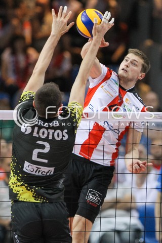  28.04.2015 RZESZOW<br />SIATKOWKA PLUSLIGA 2014/2015 MEN VOLLEYBALL POLAND POLISH PLUS LIGA LEAGUE SEASON 2014/2015 FINAL 3. MECZ<br />MECZ ASSECO RESOVIA - LOTOS TREFL GDANSK<br />N/Z PIOTR NOWAKOWSKI <br /> 