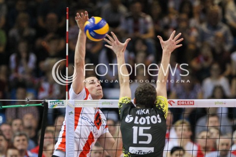  28.04.2015 RZESZOW<br />SIATKOWKA PLUSLIGA 2014/2015 MEN VOLLEYBALL POLAND POLISH PLUS LIGA LEAGUE SEASON 2014/2015 FINAL 3. MECZ<br />MECZ ASSECO RESOVIA - LOTOS TREFL GDANSK<br />N/Z DAWID KONARSKI <br /> 