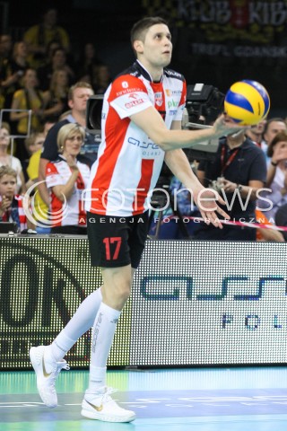  28.04.2015 RZESZOW<br />SIATKOWKA PLUSLIGA 2014/2015 MEN VOLLEYBALL POLAND POLISH PLUS LIGA LEAGUE SEASON 2014/2015 FINAL 3. MECZ<br />MECZ ASSECO RESOVIA - LOTOS TREFL GDANSK<br />N/Z NIKOLAY PENCZEV ( PENCHEV ) SYLWETKA <br /> 
