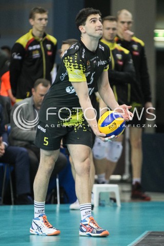  28.04.2015 RZESZOW<br />SIATKOWKA PLUSLIGA 2014/2015 MEN VOLLEYBALL POLAND POLISH PLUS LIGA LEAGUE SEASON 2014/2015 FINAL 3. MECZ<br />MECZ ASSECO RESOVIA - LOTOS TREFL GDANSK<br />N/Z MARCO FALASCHI SYLWETKA <br /> 