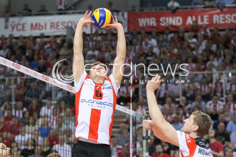  28.04.2015 RZESZOW<br />SIATKOWKA PLUSLIGA 2014/2015 MEN VOLLEYBALL POLAND POLISH PLUS LIGA LEAGUE SEASON 2014/2015 FINAL 3. MECZ<br />MECZ ASSECO RESOVIA - LOTOS TREFL GDANSK<br />N/Z LUKAS TICHACEK <br /> 