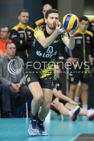 28.04.2015 RZESZOW<br />SIATKOWKA PLUSLIGA 2014/2015 MEN VOLLEYBALL POLAND POLISH PLUS LIGA LEAGUE SEASON 2014/2015 FINAL 3. MECZ<br />MECZ ASSECO RESOVIA - LOTOS TREFL GDANSK<br />N/Z BARTOSZ GAWRYSZEWSKI SYLWETKA <br /> 