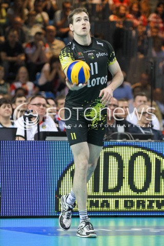  28.04.2015 RZESZOW<br />SIATKOWKA PLUSLIGA 2014/2015 MEN VOLLEYBALL POLAND POLISH PLUS LIGA LEAGUE SEASON 2014/2015 FINAL 3. MECZ<br />MECZ ASSECO RESOVIA - LOTOS TREFL GDANSK<br />N/Z MURPHY TROY SYLWETKA <br /> 