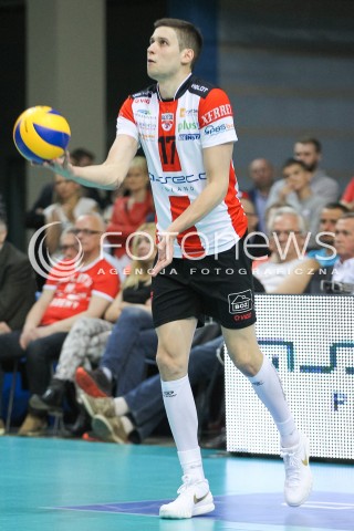  28.04.2015 RZESZOW<br />SIATKOWKA PLUSLIGA 2014/2015 MEN VOLLEYBALL POLAND POLISH PLUS LIGA LEAGUE SEASON 2014/2015 FINAL 3. MECZ<br />MECZ ASSECO RESOVIA - LOTOS TREFL GDANSK<br />N/Z NIKOLAY PENCZEV ( PENCHEV ) SYLWETKA <br /> 