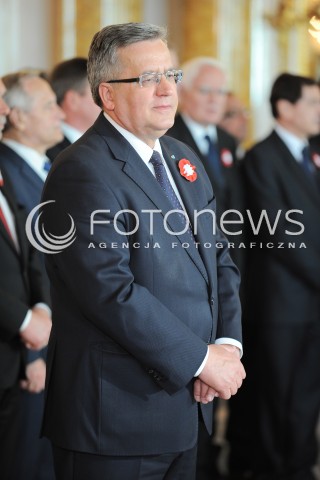 03.05.2015 WARSZAWA<br />OBCHODY SWIETA NARODOWEGO 3 MAJA<br />N/Z PREZYDENT RP BRONISLAW KOMOROWSKI <br /> 