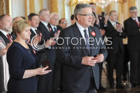  03.05.2015 WARSZAWA<br />OBCHODY SWIETA NARODOWEGO 3 MAJA<br />N/Z PREZYDENT RP BRONISLAW KOMOROWSKI <br /> 