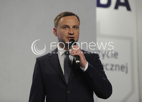  13.05.2015 WARSZAWA <br />KONFERENCJA ANDRZEJA DUDY W WARSZAWIE<br />N/Z ANDRZEJ DUDA<br /> 