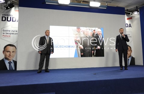 Konferencja Andrzeja Dudy w Warszawie