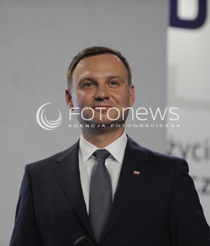  13.05.2015 WARSZAWA <br />KONFERENCJA ANDRZEJA DUDY W WARSZAWIE<br />N/Z ANDRZEJ DUDA<br /> 