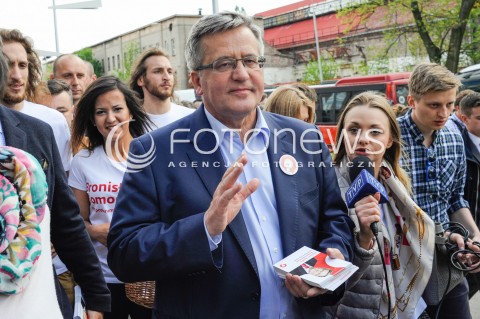 Spacer Bronisława Komorowskiego po Warszawie