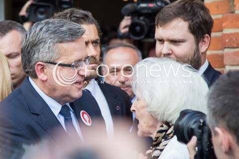  14.05.2015 LODZ<br />PREZENTACJA NOWEGO HASLA WYBORCZEGO PREZYDENTA BRONISLAWA KOMOROWSKIEGO<br />N/Z PREZYDENT BRONISLAW KOMOROWSKI<br /> 