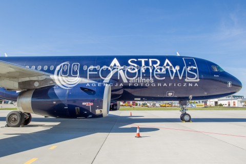  18.05.2015 LOTNISKO JASIONKA<br />ZDJECIE ILUSTRACYJNE<br />N/Z SAMOLOT AIRBUS A320-212 LINII LOTNICZYCH ASTRA AIRLINES NA PLYCIE POSTOJOWEJ LOTNISKA RZESZOW JASIONKA , REJESTRACJA SX-DIO<br /> 