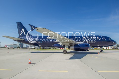  18.05.2015 LOTNISKO JASIONKA<br />ZDJECIE ILUSTRACYJNE<br />N/Z SAMOLOT AIRBUS A320-212 LINII LOTNICZYCH ASTRA AIRLINES NA PLYCIE POSTOJOWEJ LOTNISKA RZESZOW JASIONKA , REJESTRACJA SX-DIO<br /> 