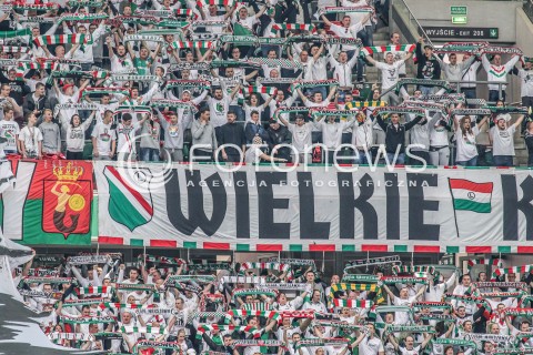  20.05.2015 WARSZAWA PILKA NOZNA<br />FOOTBALL POLISH T MOBILE EKSTRAKLASA STADION LEGII<br />MECZ LEGIA WARSZAWA - JAGIELLONIA BIALYSTOK<br />N/Z KIBICE LEGII ZYLETA FLAGA OPRAWA TRANSPARENT LEGII LEGIA ALBO SMIERC<br /> 