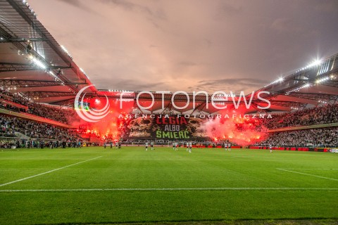  20.05.2015 WARSZAWA PILKA NOZNA<br />FOOTBALL POLISH T MOBILE EKSTRAKLASA STADION LEGII<br />MECZ LEGIA WARSZAWA - JAGIELLONIA BIALYSTOK<br />N/Z KIBICE LEGII ZYLETA FLAGA OPRAWA TRANSPARENT LEGII LEGIA ALBO SMIERC RACE RACOWISKO FLARY FLARA PILKARSKA<br /> 