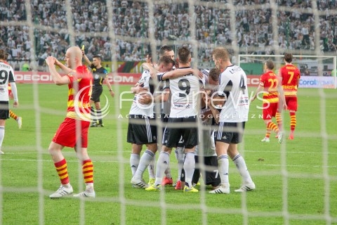  20.05.2015 WARSZAWA PILKA NOZNA<br />FOOTBALL POLISH T MOBILE EKSTRAKLASA STADION LEGII<br />MECZ LEGIA WARSZAWA - JAGIELLONIA BIALYSTOK<br />N/Z RADOSC LEGII PO GOL RZUCIE KARNYM RZUT KARNY<br /> 