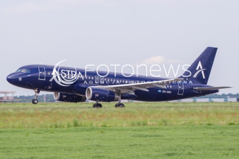  20.05.2015 LOTNISKO JASIONKA<br />ZDJECIE ILUSTRACYJNE<br />N/Z START SAMOLOTU AIRBUS A320-212 LINII LOTNICZYCH ASTRA AIRLINES Z LOTNISKA RZESZOW JASIONKA , REJESTRACJA SX-DIO<br /> 