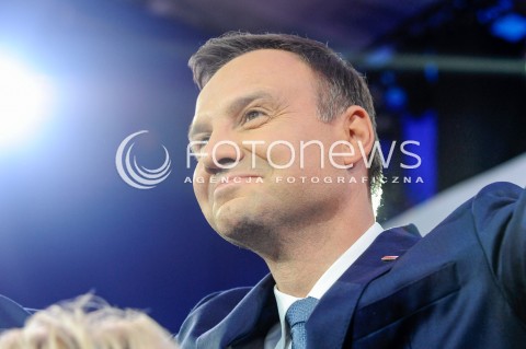  24.05.2015 WARSZAWA<br />WIECZOR WYBORCZY ANDRZEJA DUDY W REDUCIE BANKU POLSKIEGO W WARSZAWIE<br />N/Z ANDRZEJ DUDA - PREZYDENT ELEKT<br /> 