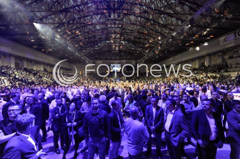  31.05.2015 WARSZAWA<br />KONGRES ZALOZYCIELSKI PARTII NOWOCZESNA PL<br />N/Z HALA TORWAR WIDOK SCENA UCZESTNICY KONGRESU<br /> 