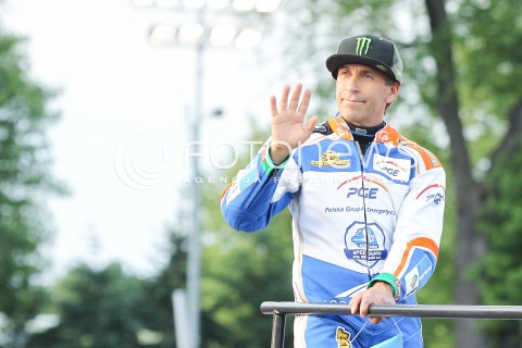  31.05.2015 RZESZOW <br />ZUZEL PGE SPEEDWAY EKSTRALIGA SEASON 2015 <br />MECZ PGE STAL RZESZOW - UNIA TARNOW <br />N/Z GREG HANCOCK SYLWETKA<br /> 