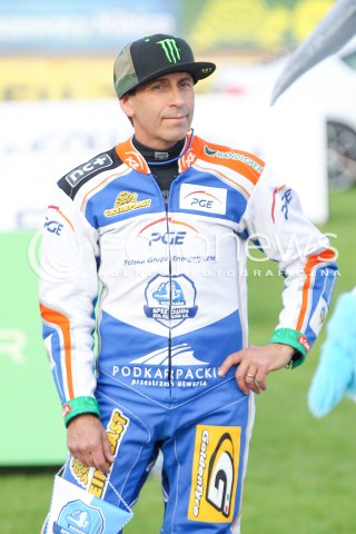  31.05.2015 RZESZOW <br />ZUZEL PGE SPEEDWAY EKSTRALIGA SEASON 2015 <br />MECZ PGE STAL RZESZOW - UNIA TARNOW <br />N/Z GREG HANCOCK SYLWETKA<br /> 