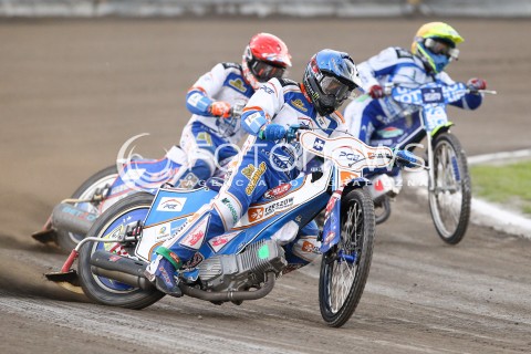  31.05.2015 RZESZOW <br />ZUZEL PGE SPEEDWAY EKSTRALIGA SEASON 2015 <br />MECZ PGE STAL RZESZOW - UNIA TARNOW <br />N/Z BIEG NR 5: GREG HANCOCK (NIEBIESKI), KENNETH BJERRE (ZOLTY), DAWID LAMPART (CZERWONY) <br /> 