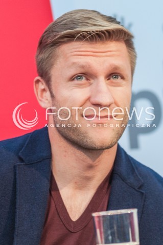  02.06.2015 WARSZAWA<br />SPOTKANIE Z JAKUBEM BLASZCZYKOWSKIM<br />N/Z JAKUB BLASZCZYKOWSKI MALGORZATA DOMAGALIK<br /> 